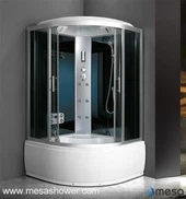 Κουκέτα ντουζιέρας πλαισίου αλουμινίου Combo με υποστήριξη πλάτης