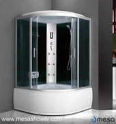 Γωνιακό ντους με συνδυασμό μπανιέρας με ηχείο