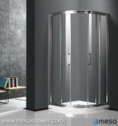 Υψηλός γυαλιστερόχρωμα τελευταίας σχεδίασης συρόμενη ντουζιέρα με φτηνή τιμή