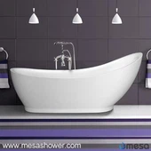 Καθαρό λευκό ακρυλικό ακανόνιστο ωοειδές ιαπωνικό μούσκεμα με υδρομασάζ MEC3157