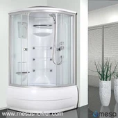 1/4 στρογγυλή γωνιακή ψησταριά με μπανιέρα και μασάζ Νιπτήρας Combo MER-8032