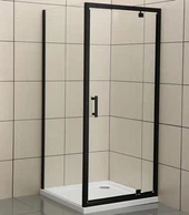 Μαύρη πόρτα ντουζ πλέγματος