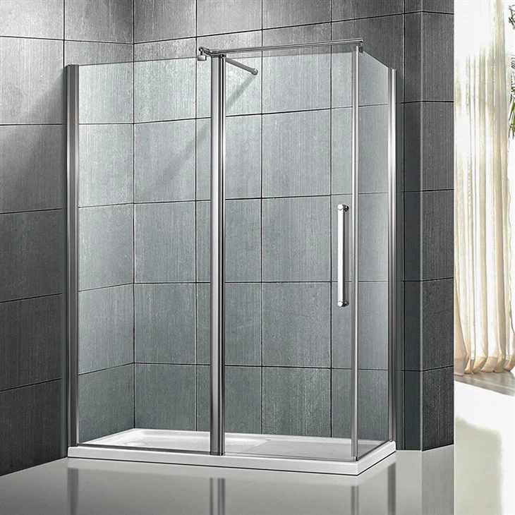 Μπάνιο χωρίς πλαίσιο χωρίς καμπίνα με περιστρεφόμενη πόρτα